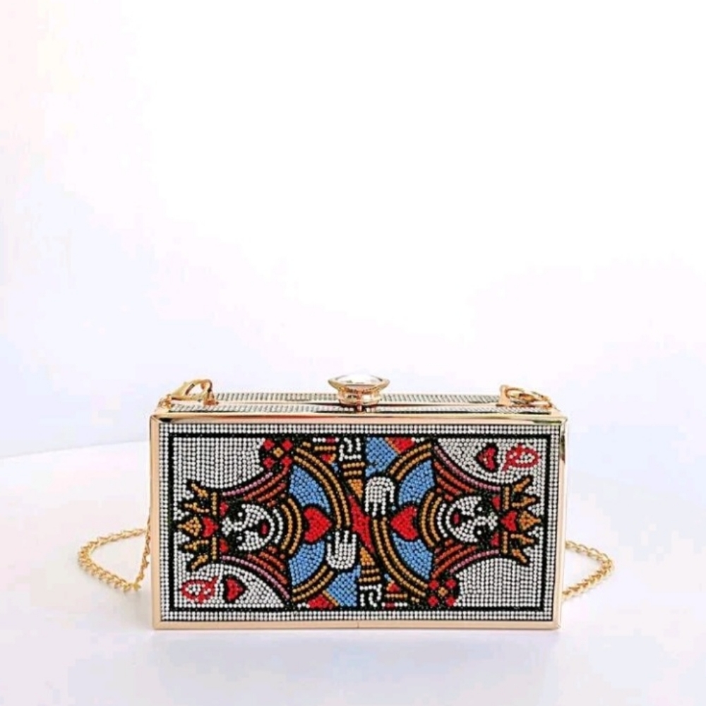 Rhinestone Covered (Queen) Clutch